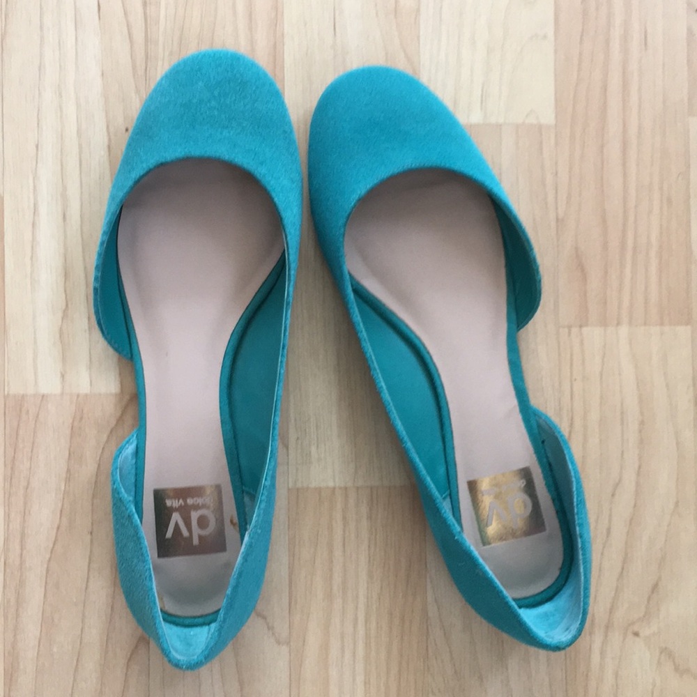 Dolce vita turquoise flats size 8